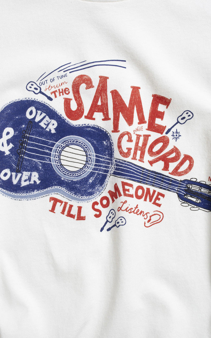 Nudie Jeans Roy Gitarr T-Shirt Offwhite