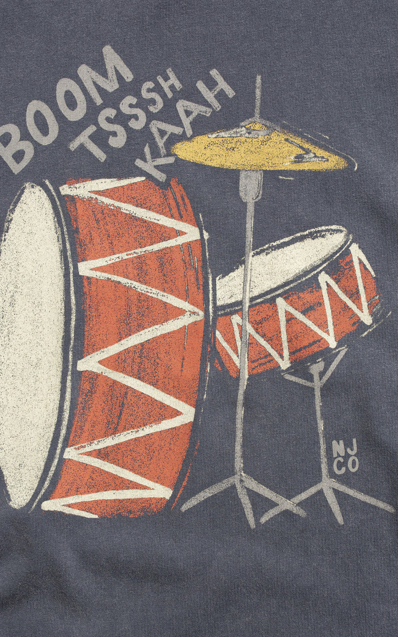 Nudie Jeans Koffe Trummor T-Shirt Antracite