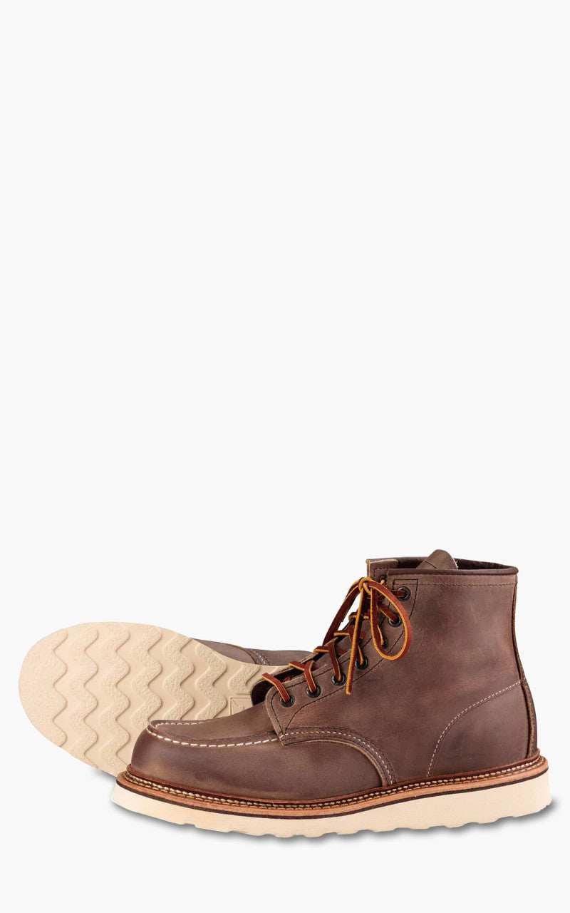 Red Wing Shoes 8883D Moc Toe Concrete Rough & Tough Grey