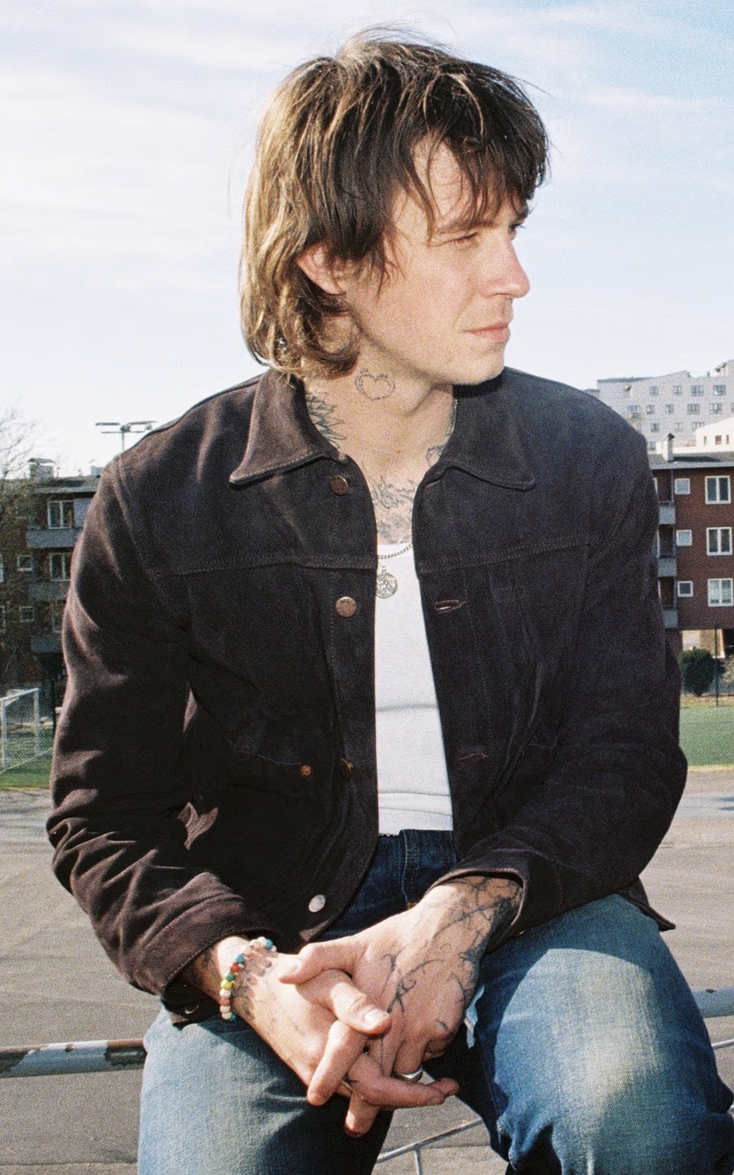 Nudie Jeans Dante II Suede Jacket Dark Brown