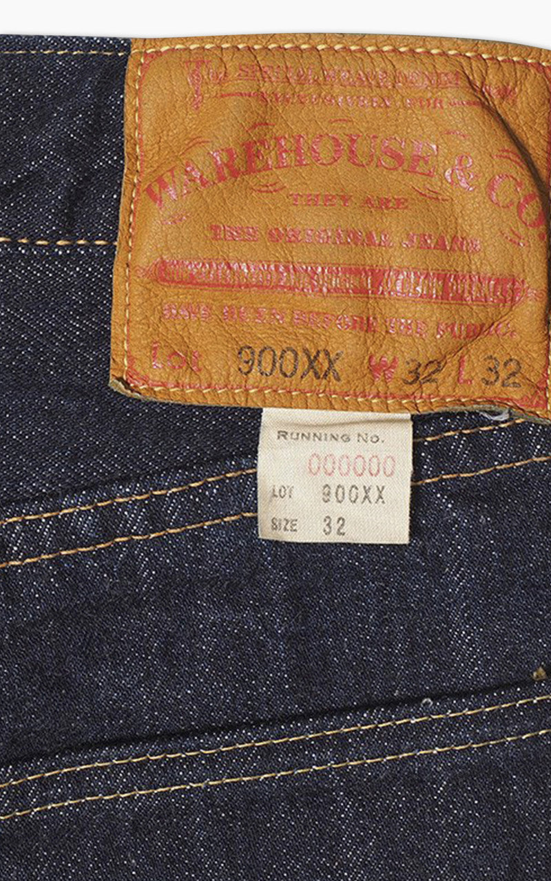 Warehouse & Co. Lot 900XX Jeans One Wash Indigo