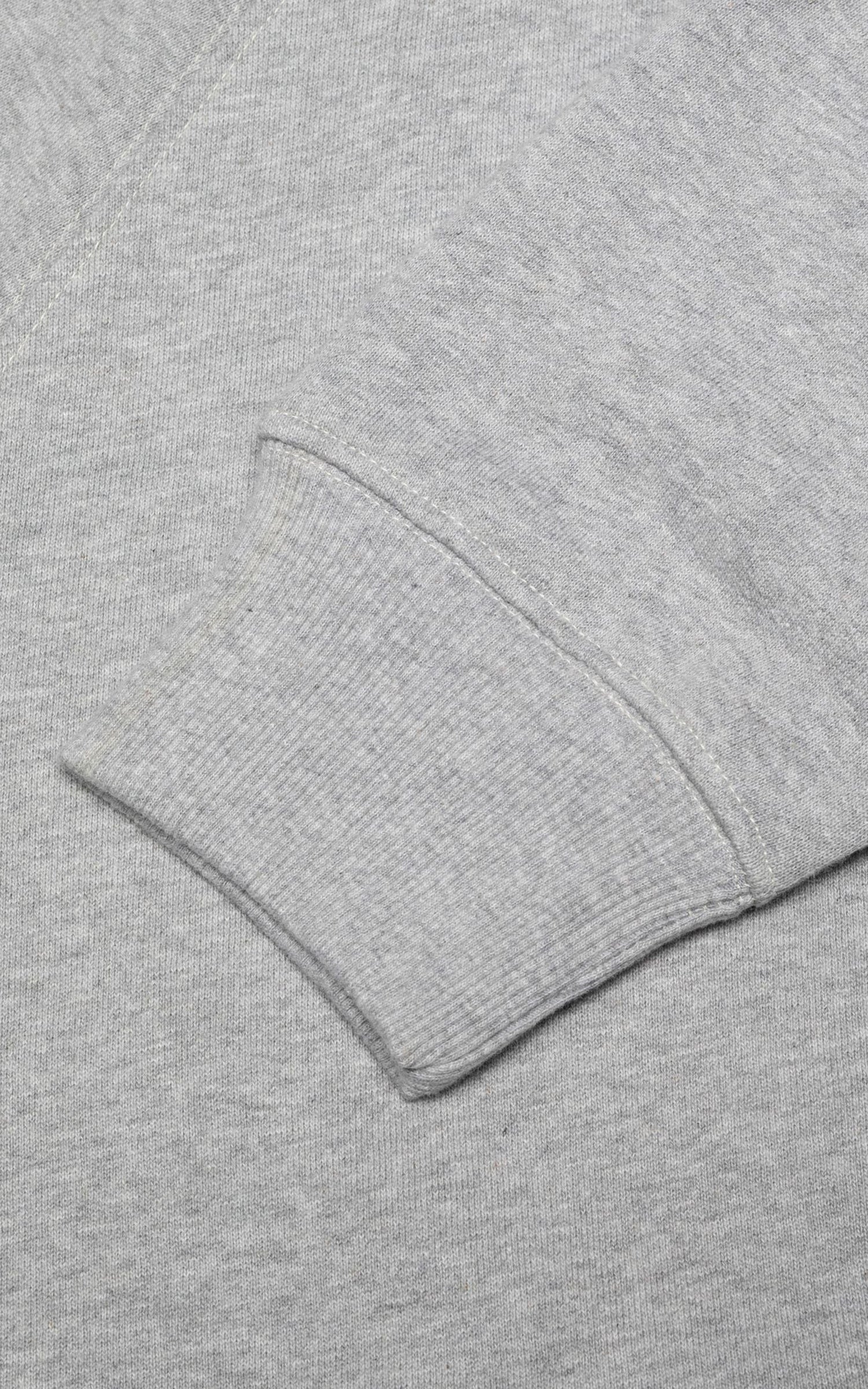 Nudie Jeans Gunde Logo Zip Greymelange