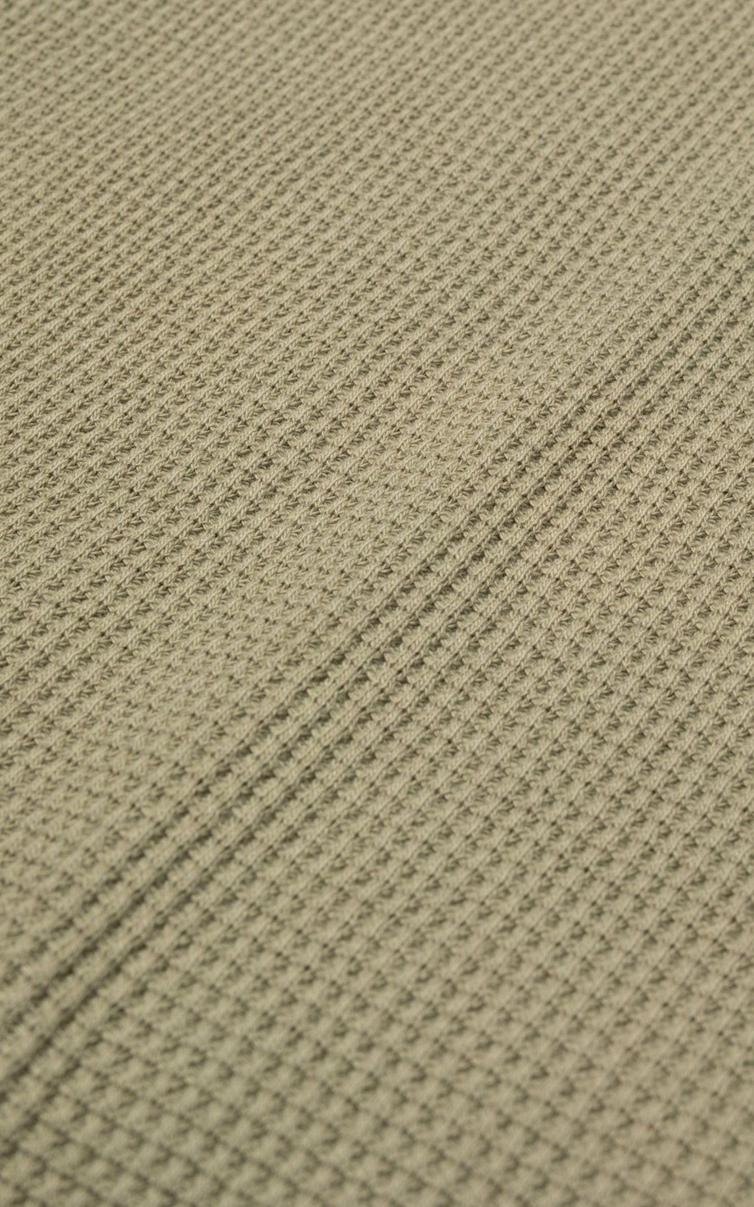 Nudie Jeans LS Henley Waffle T-Shirt Desert