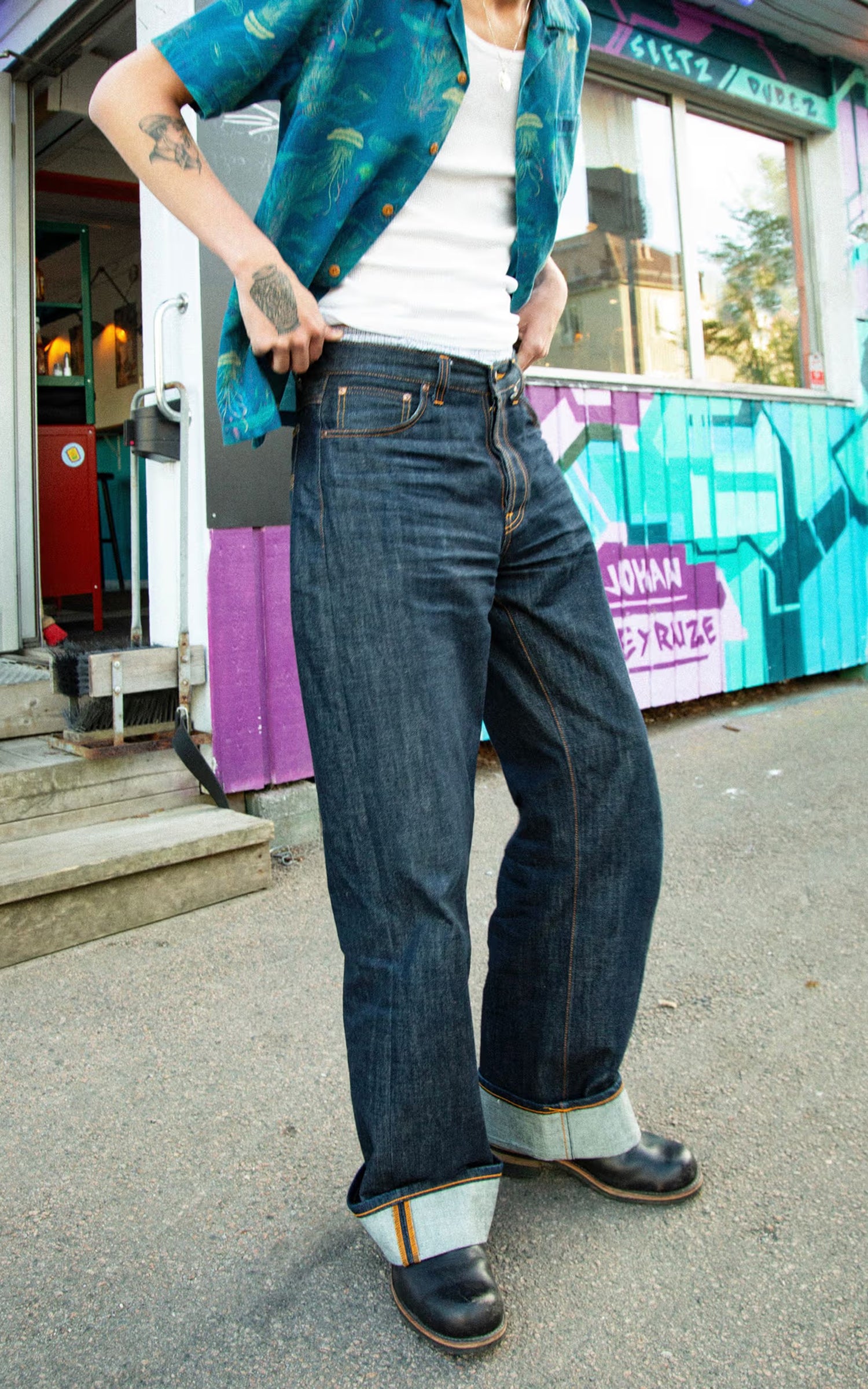 Nudie Jeans Loud Larry Dry Streaky