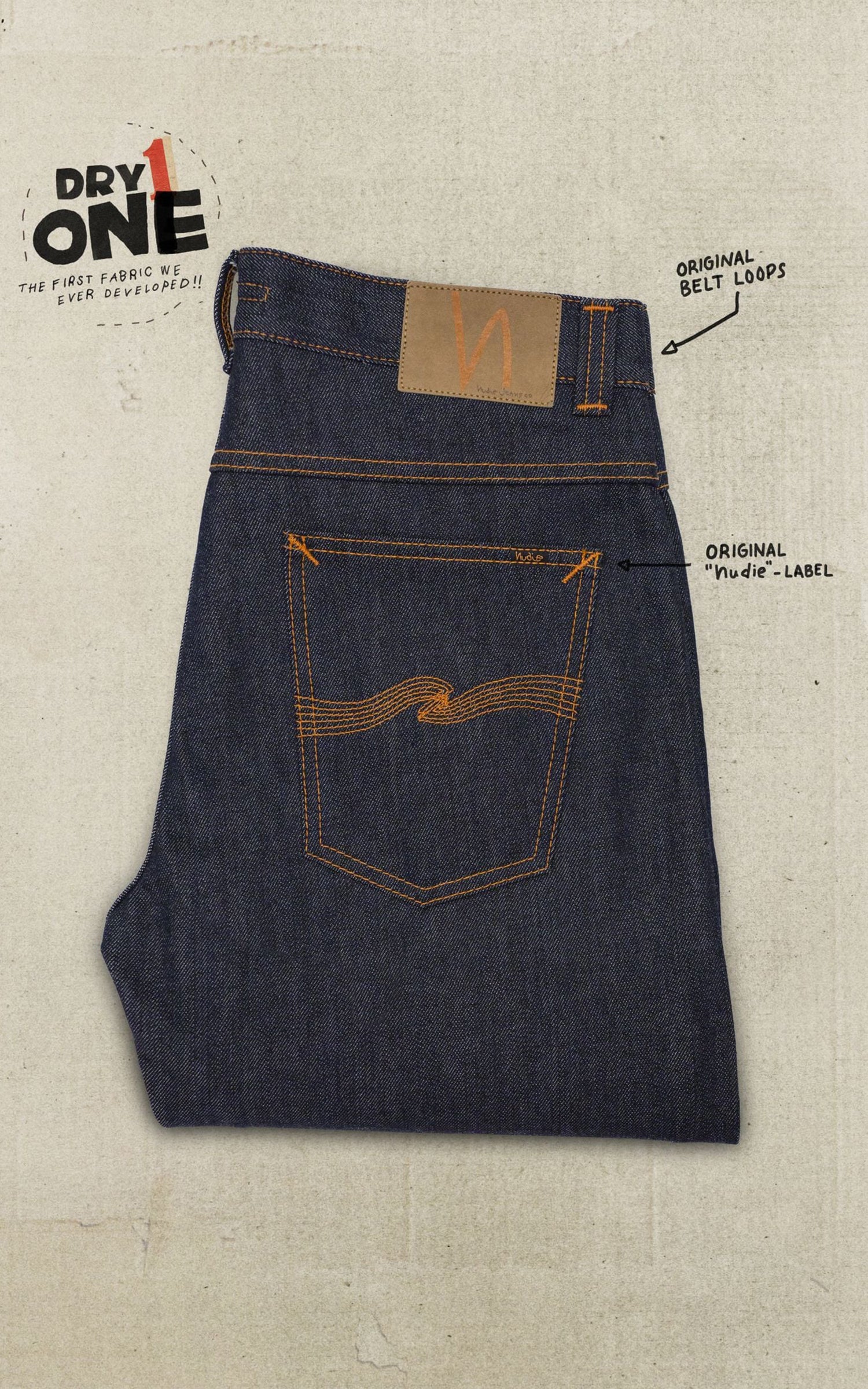 Nudie Jeans Flare Glenn Dry One