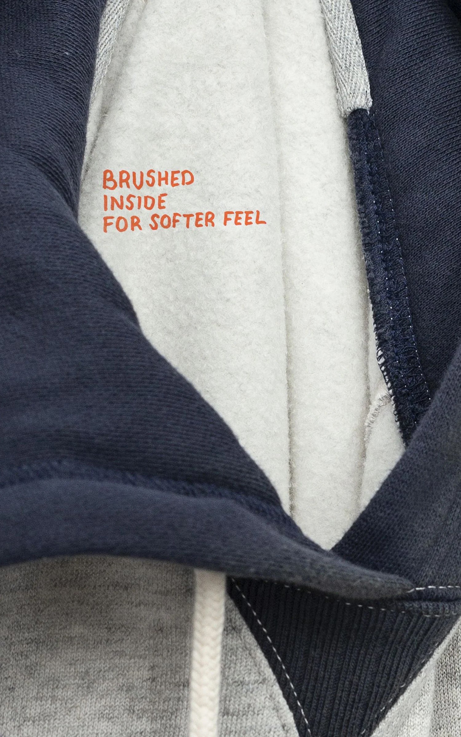 Nudie Jeans Gunde Hoodie Embo Wave Greymelange