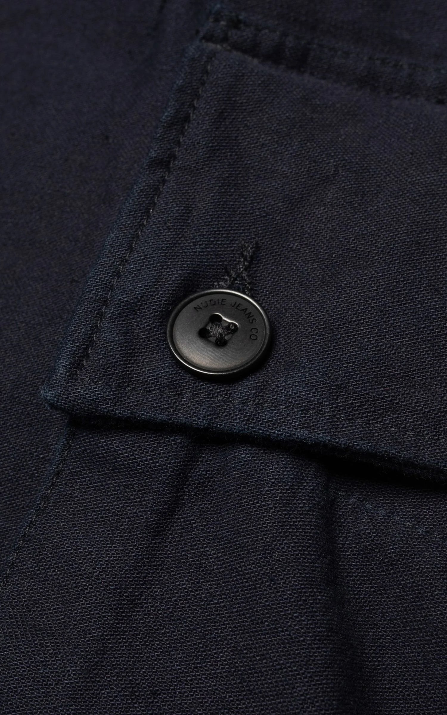 Nudie Jeans Loud Larry Pants Back Sateen Indigo