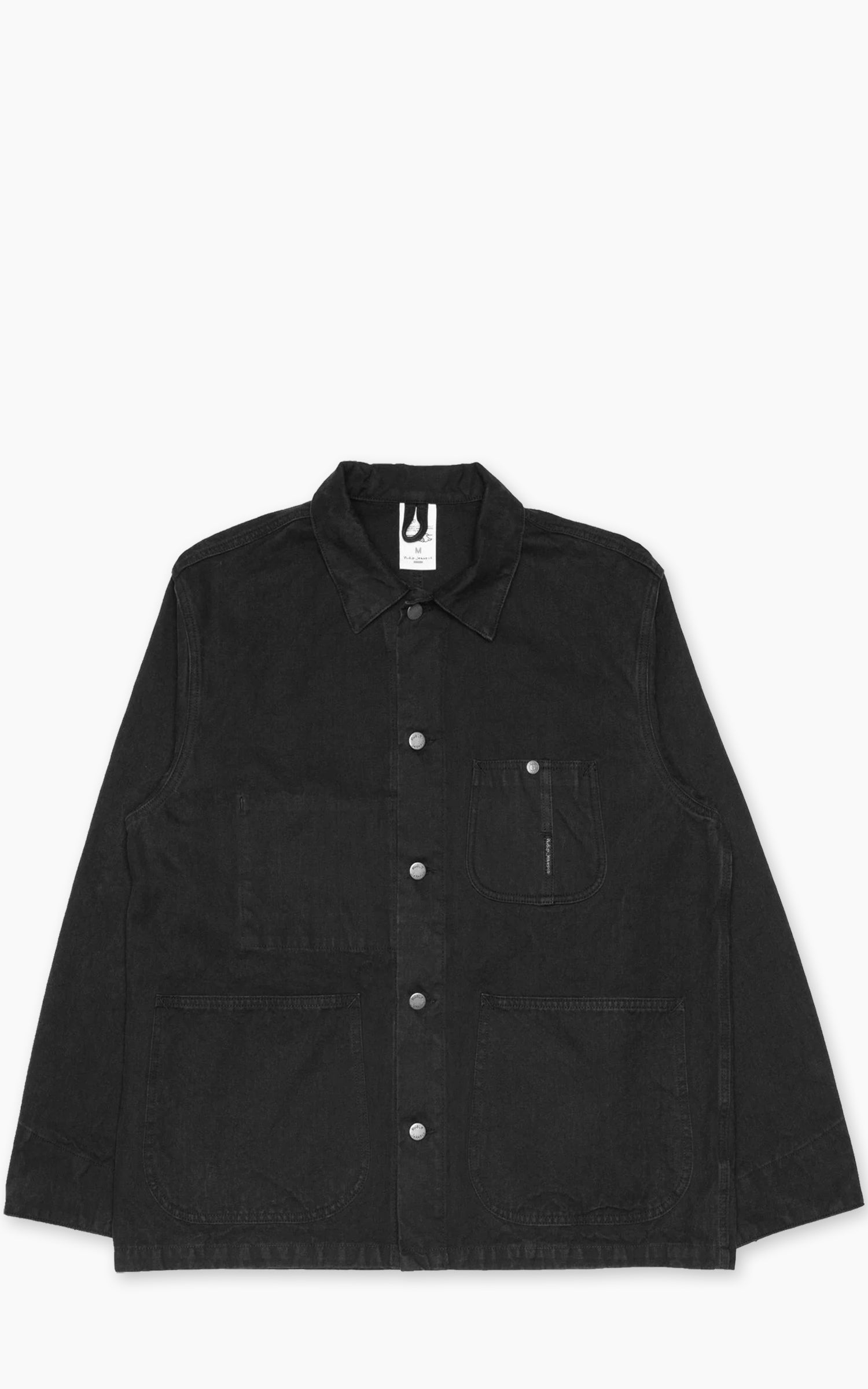 Nudie Jeans Howie Chore Jacket Duck Canvas Black
