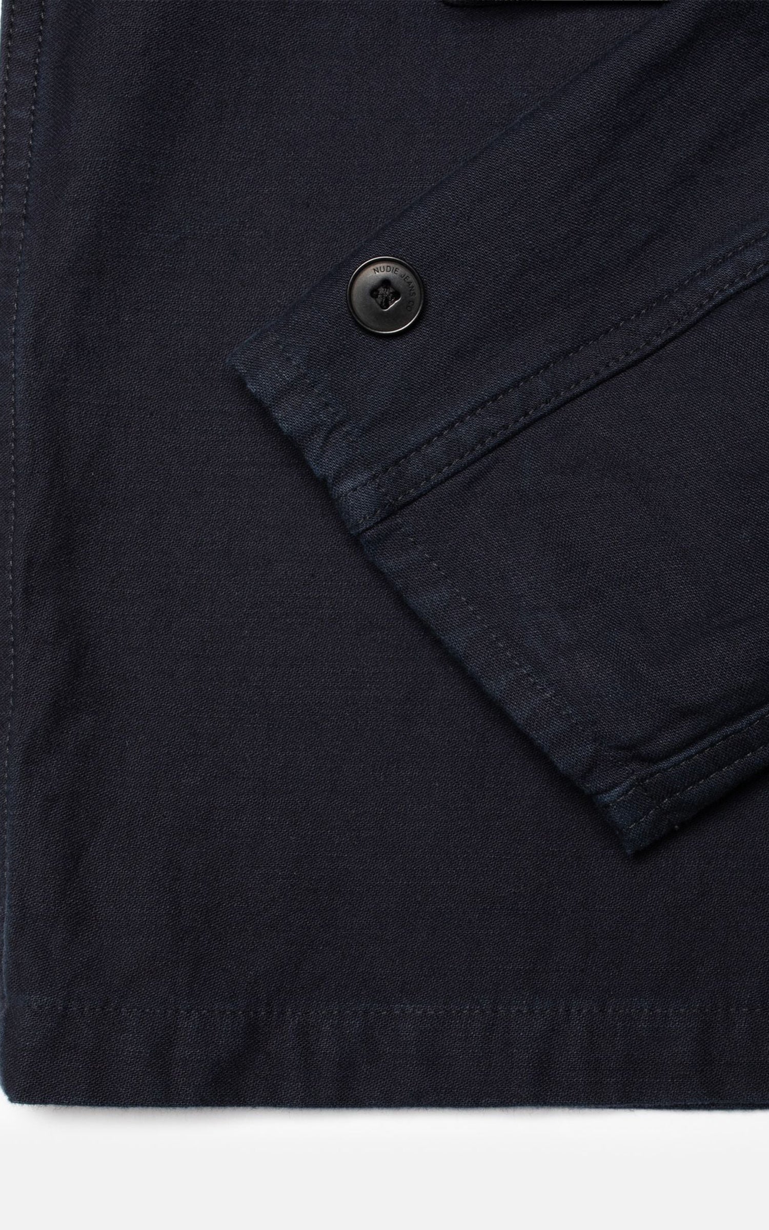 Nudie Jeans Nino Shirt Back Sateen Indigo