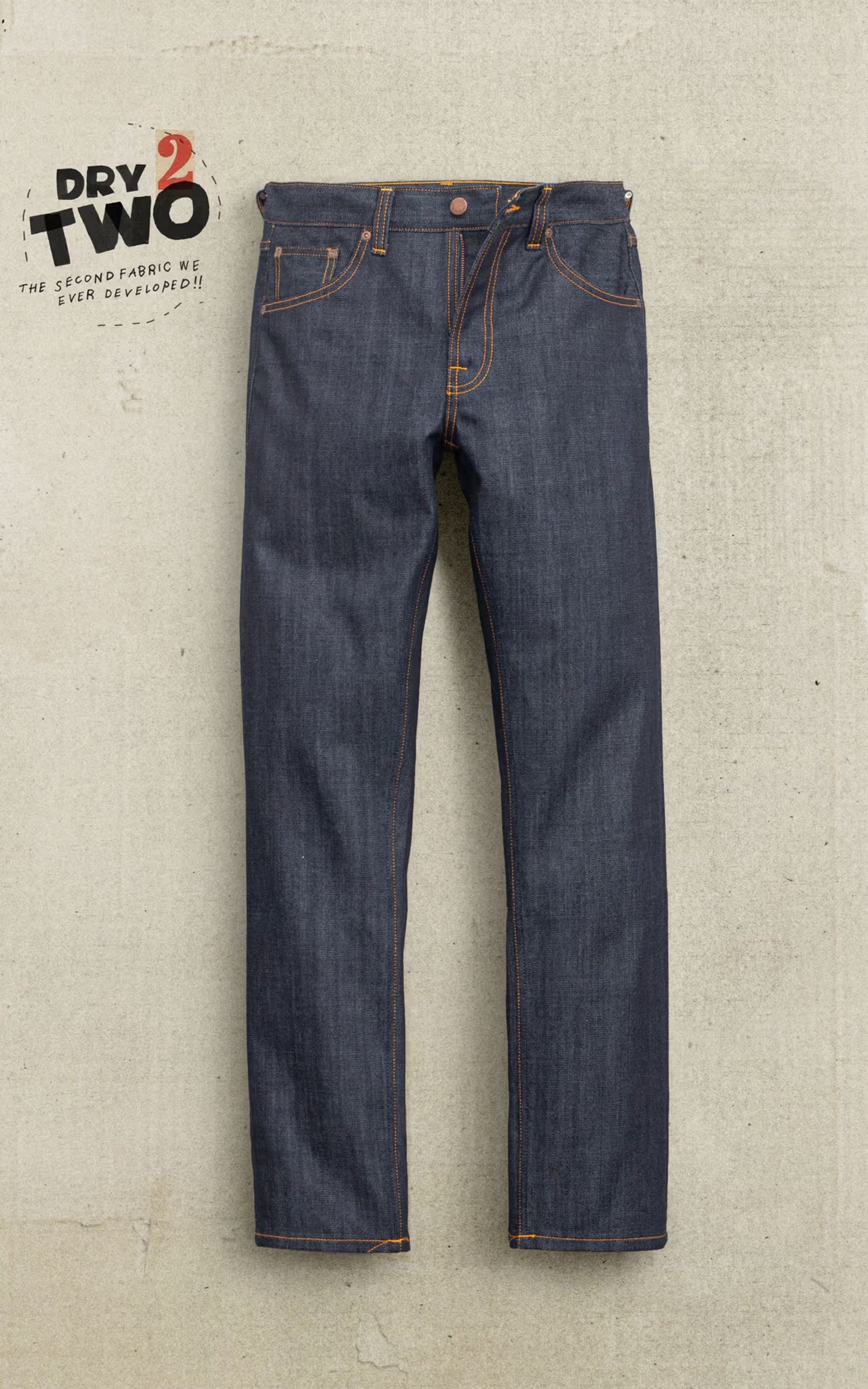 Nudie Jeans Gritty Jackson Blue Dry Two