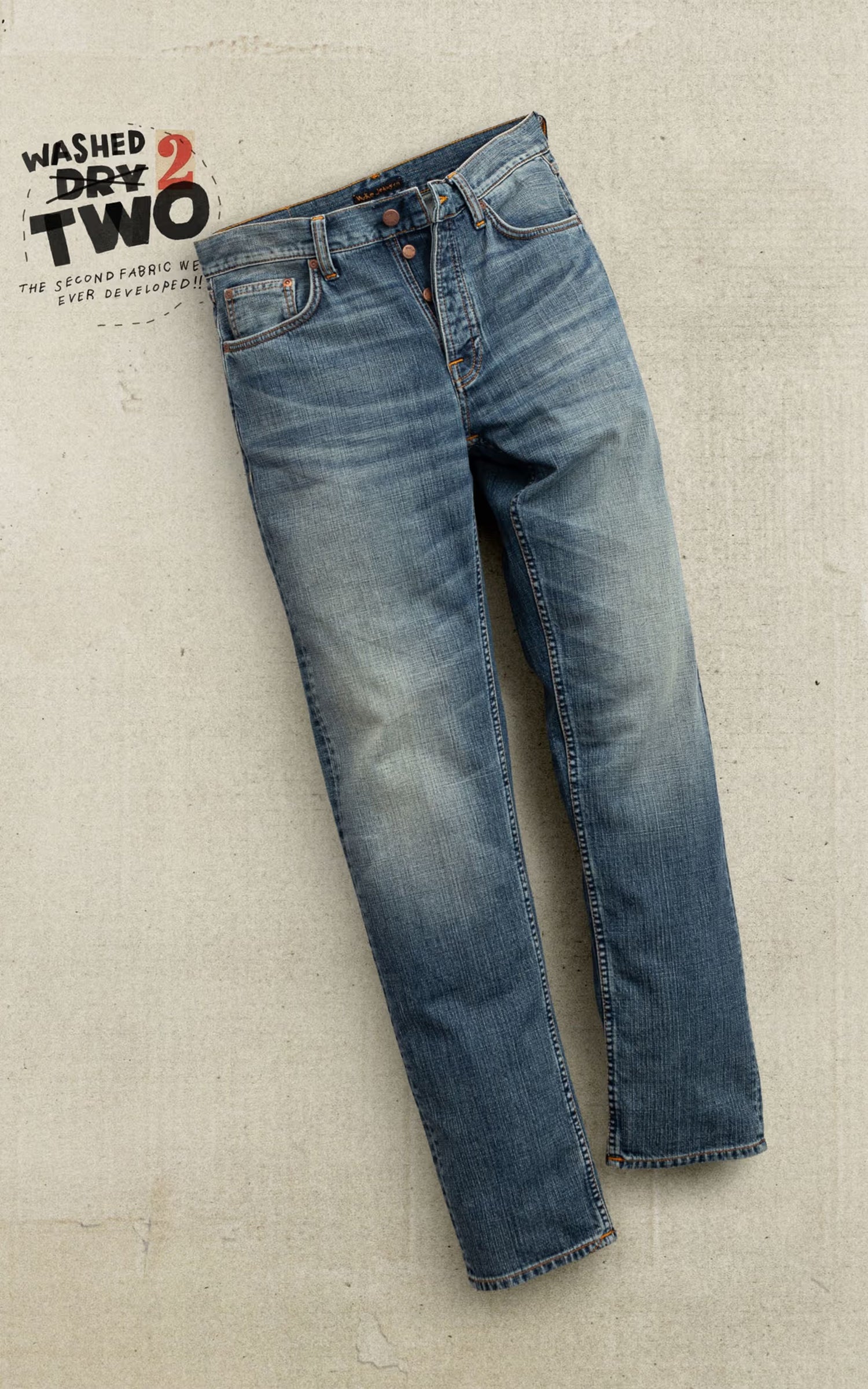 Nudie Jeans Rad Rufus Echoed Gold