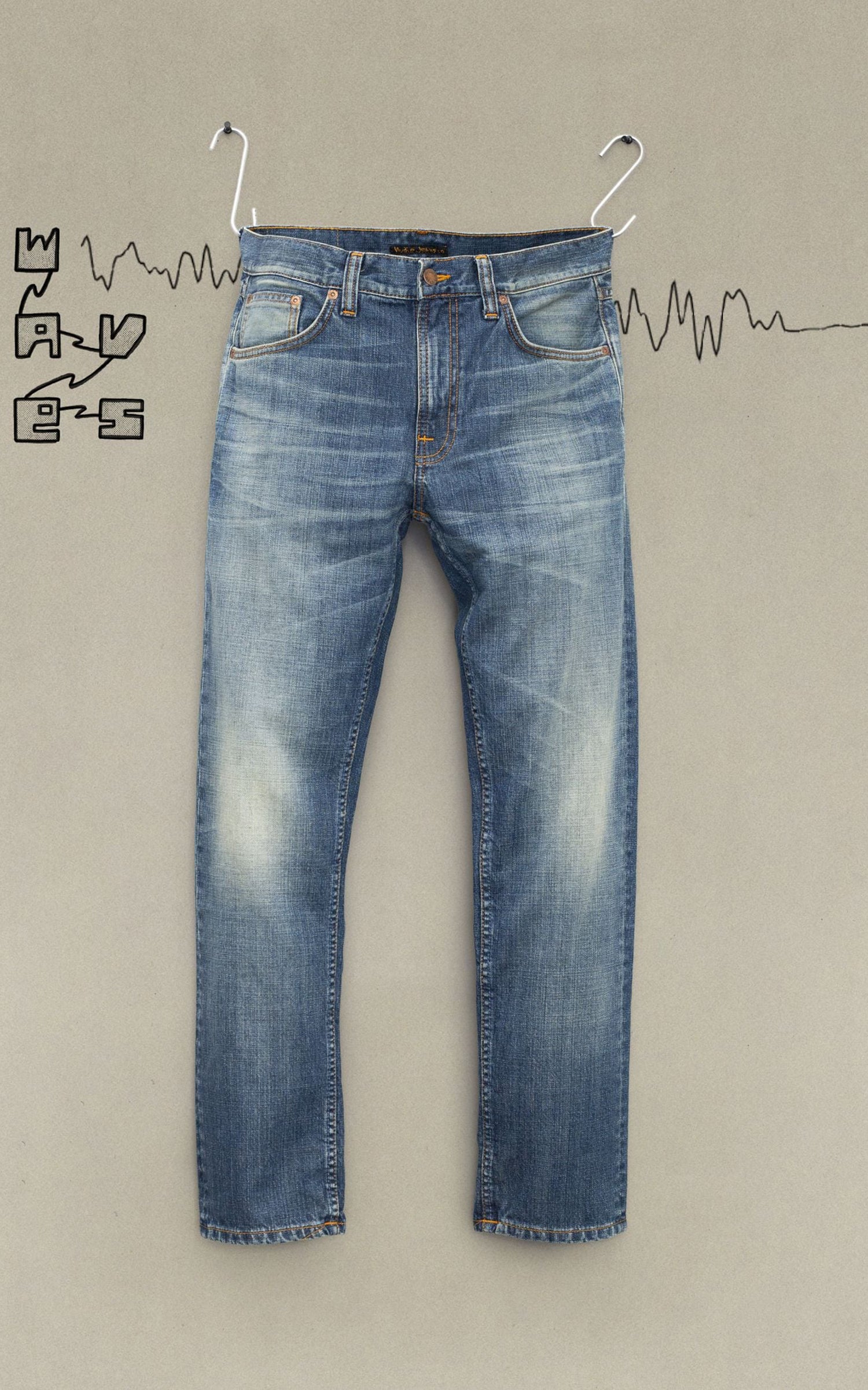 Nudie Jeans Gritty Jackson Tidal Waves