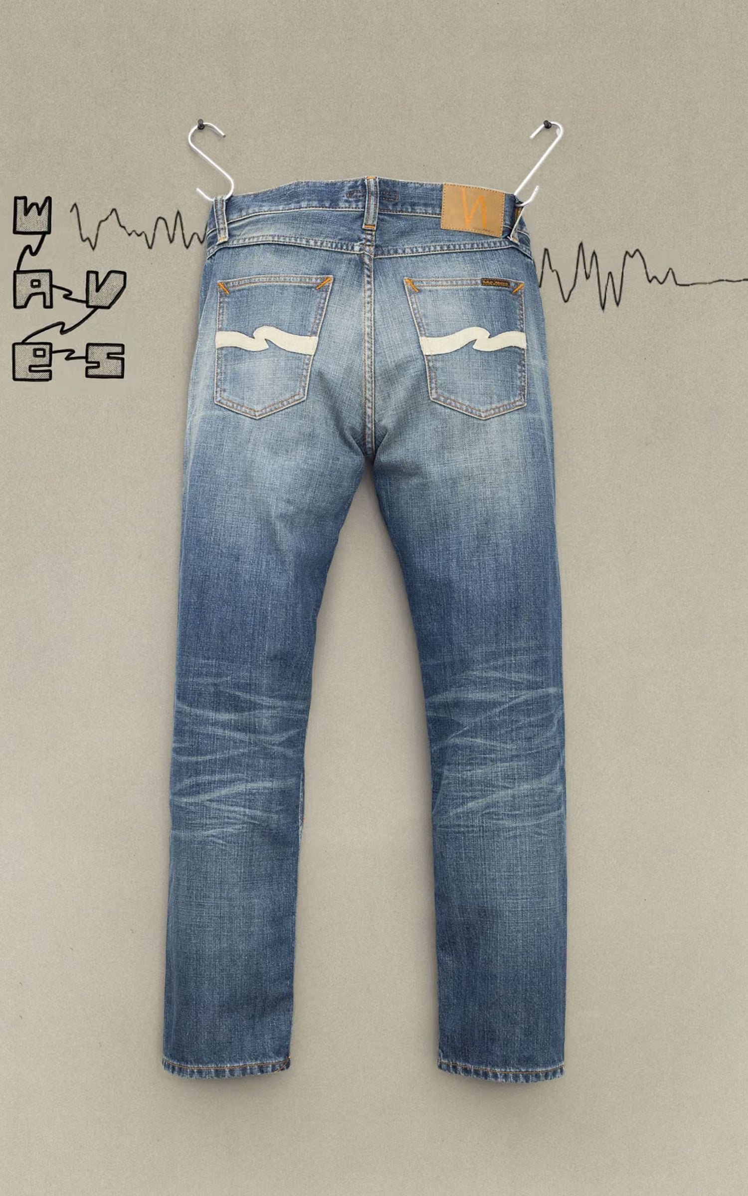 Nudie Jeans Gritty Jackson Tidal Waves
