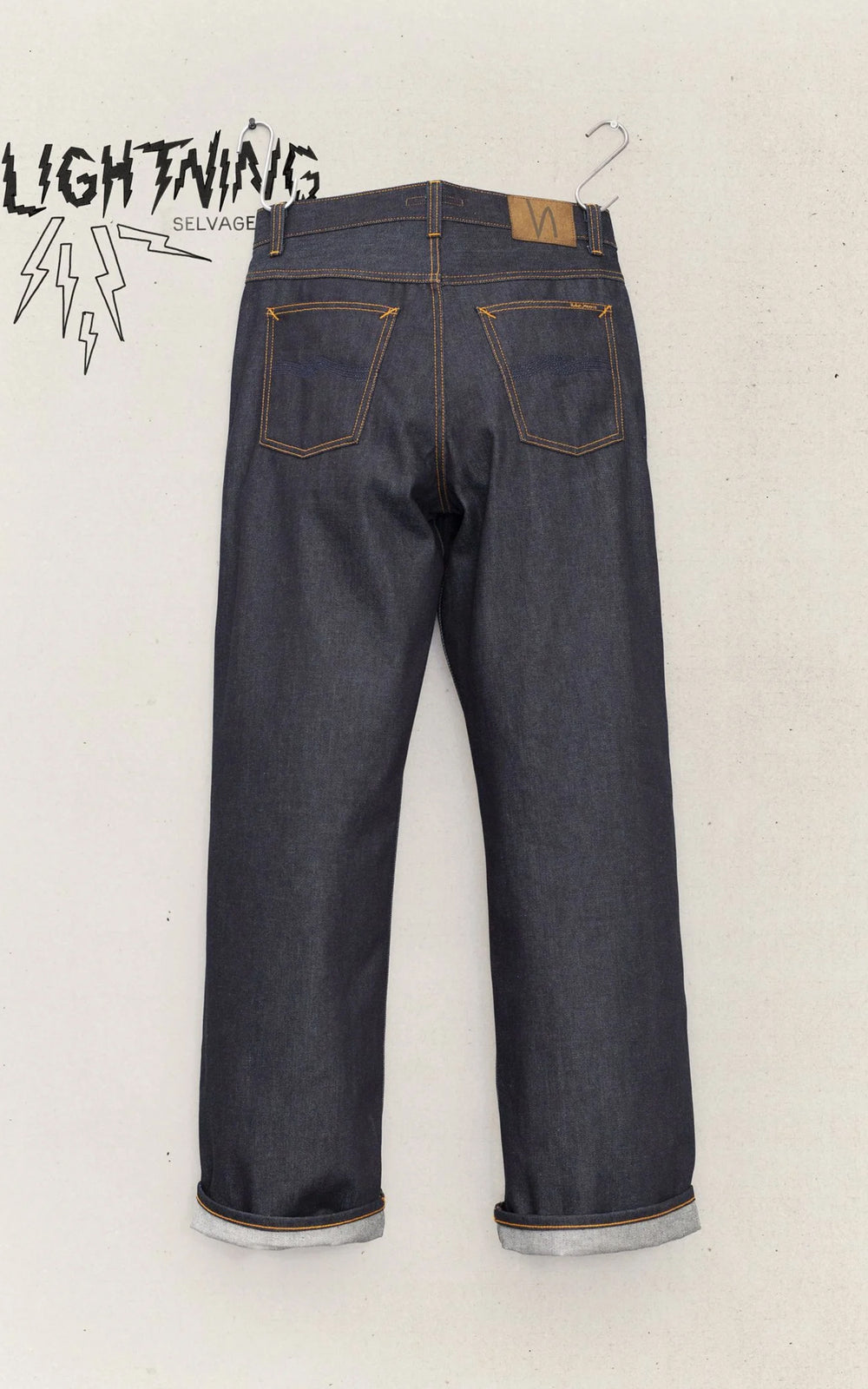 Nudie Jeans Loud Larry Lightning Selvage