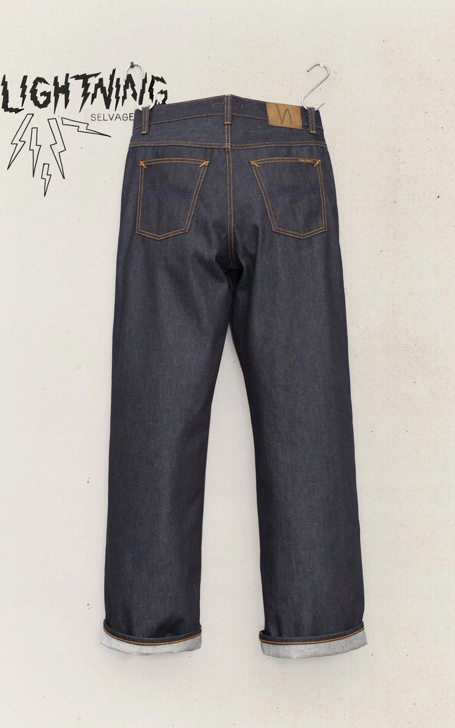 Nudie Jeans Loud Larry Lightning Selvage
