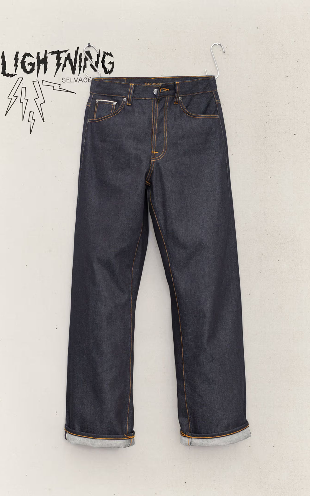 Nudie Jeans Loud Larry Lightning Selvage
