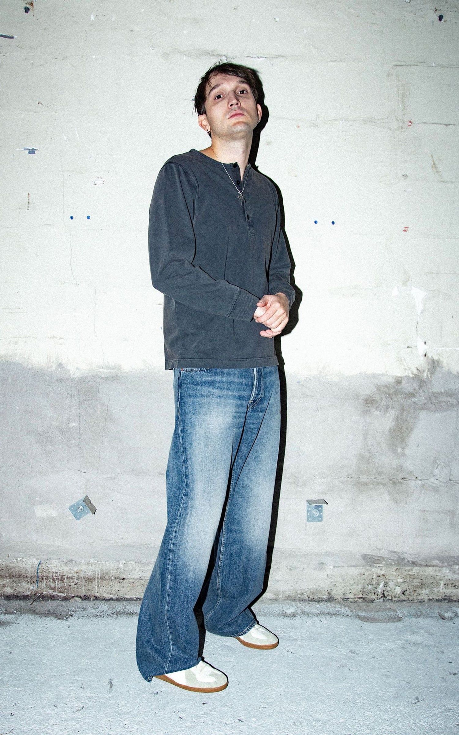 Nudie Jeans Loud Larry Gravel Stone