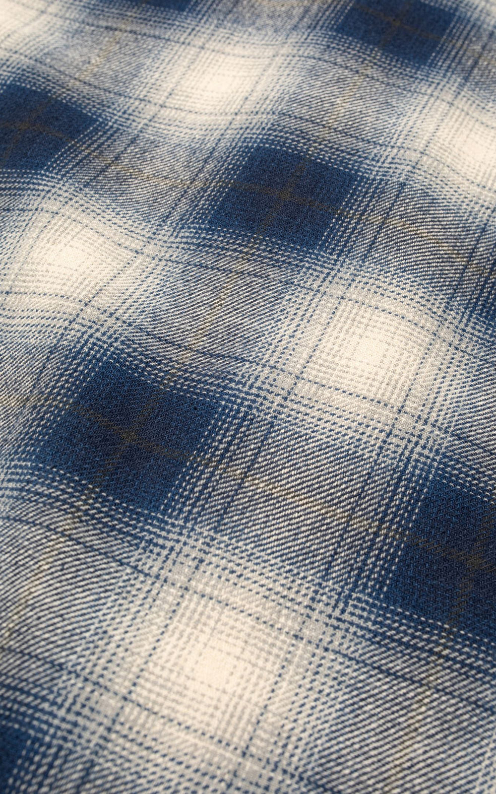 Nudie Jeans Julian Worker Shirt Checked Blue