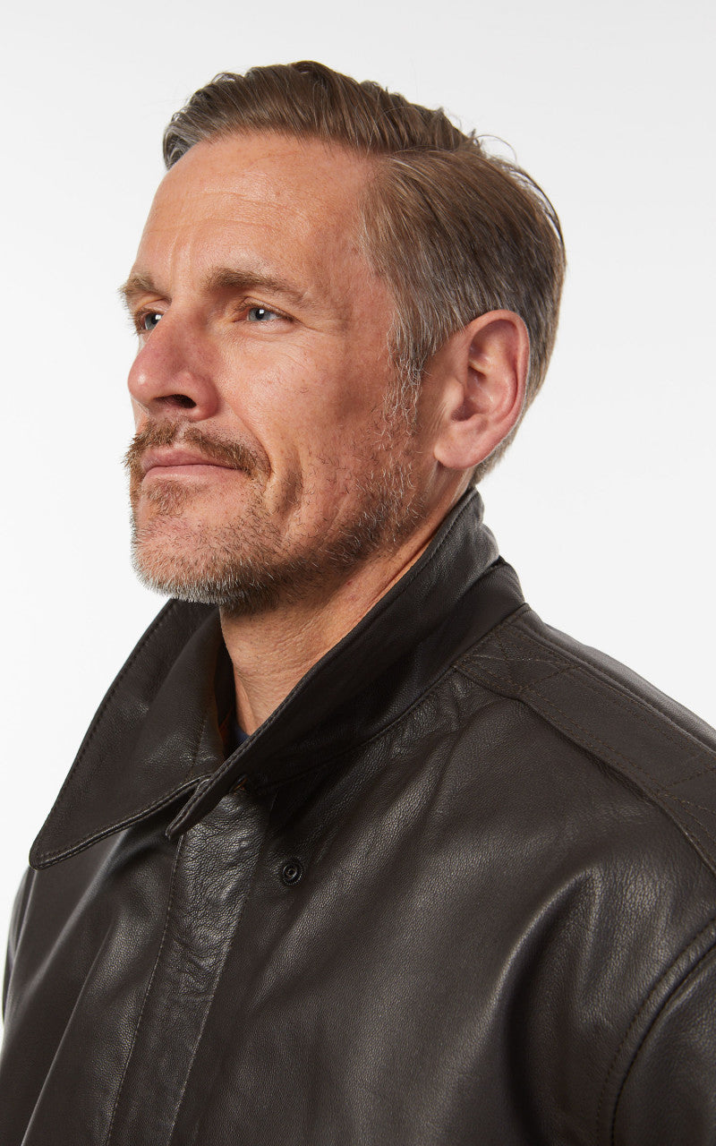 Military Surplus A-2 US Flight Jacket Leather Brown