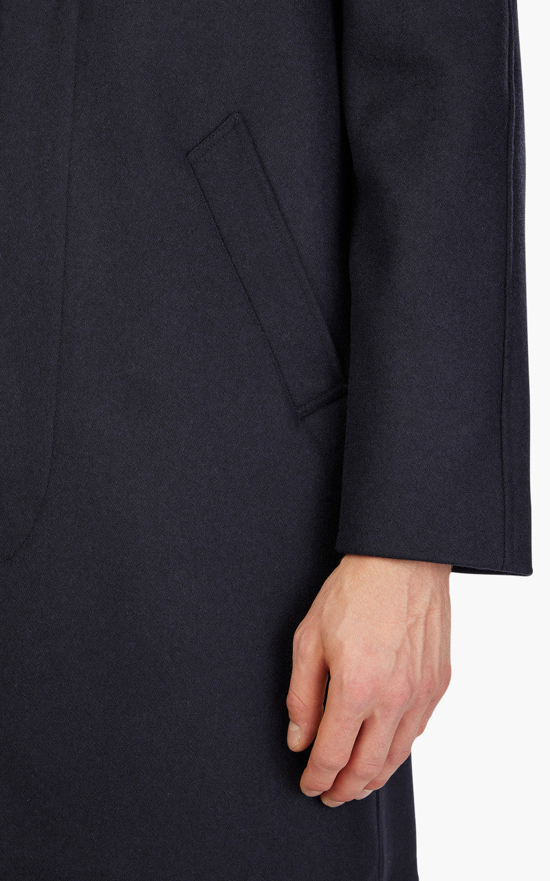 A.P.C. Mac Auster Coat Marine