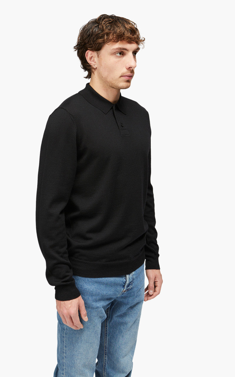 A.P.C. Jerry Polo Shirt Black