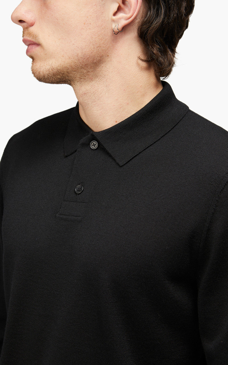 A.P.C. Jerry Polo Shirt Black