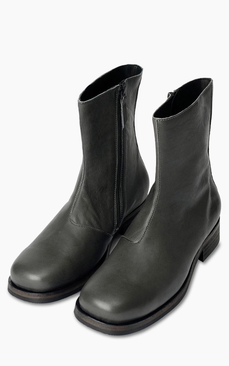 Our Legacy Camion Boot Leather Ash Grey Leather