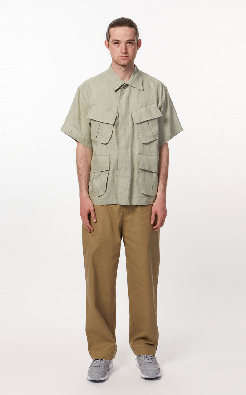 Markaware Jungle Fatigue S/S Hemp Shirt Sage