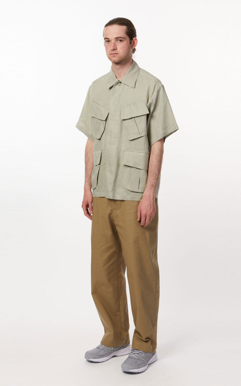 Markaware Jungle Fatigue S/S Hemp Shirt Sage