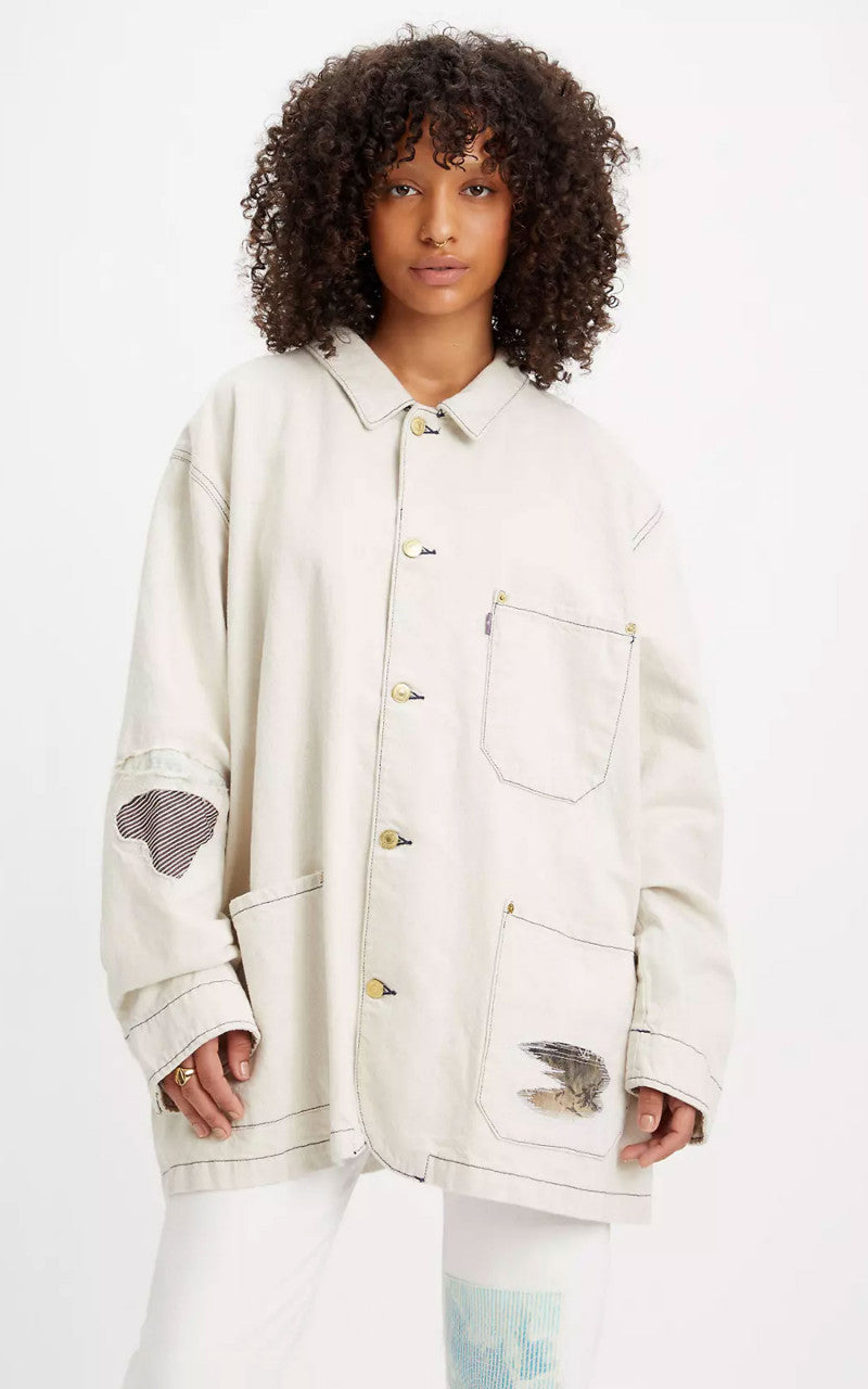 Levi's® Vintage Clothing X Atelier Reserve Hemp Chore Coat White Garment Dye