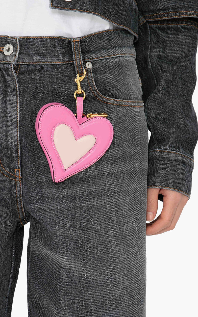JW Anderson Heart Coin Purse Pink