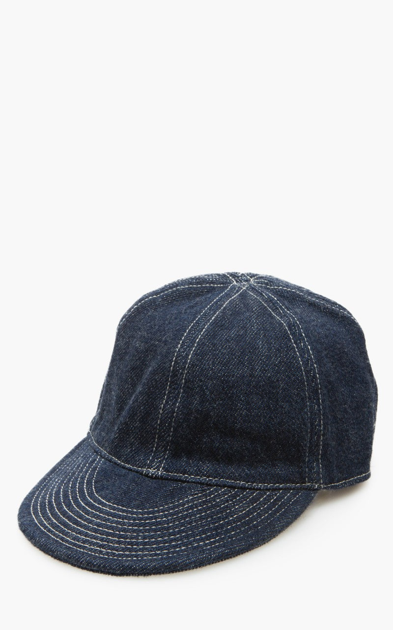 Nigel Cabourn Mechanics Cap Denim Indigo