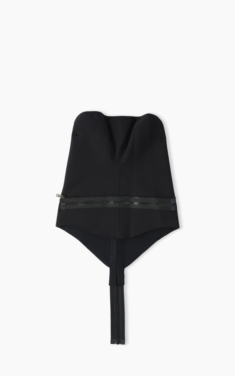Acronym Next To Skin Modular Zippered Schoeller 3XDRY Neck Gaiter Black