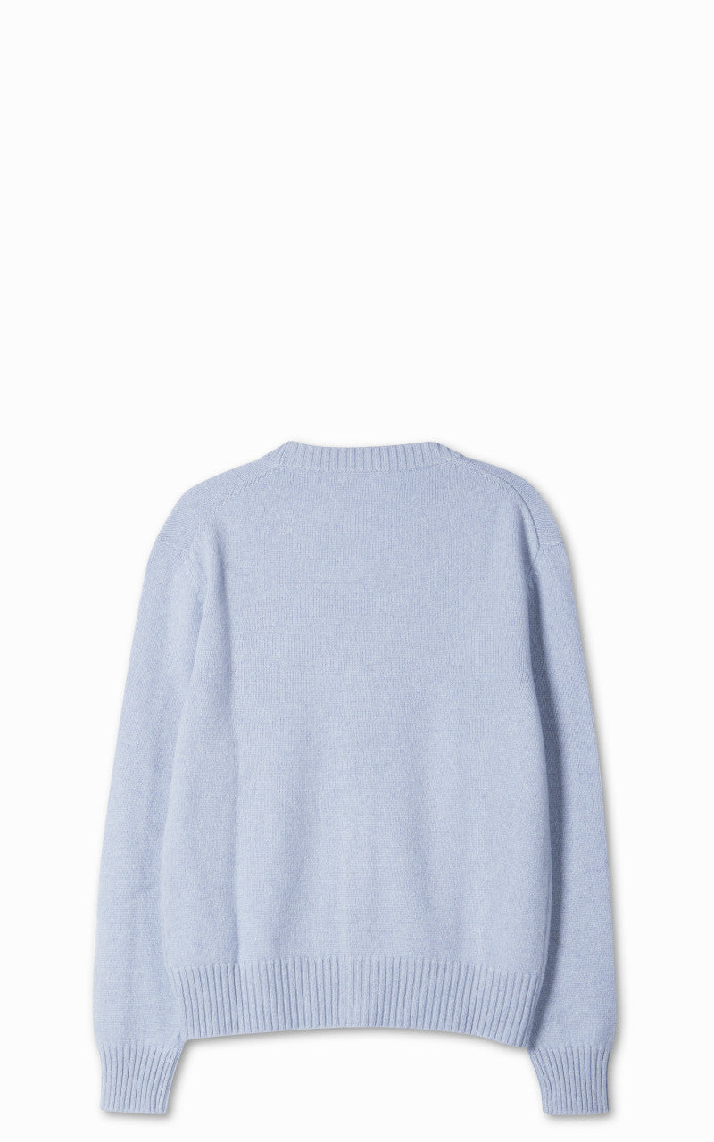 AMI Paris Tonal ADC Cardigan Pale Blue