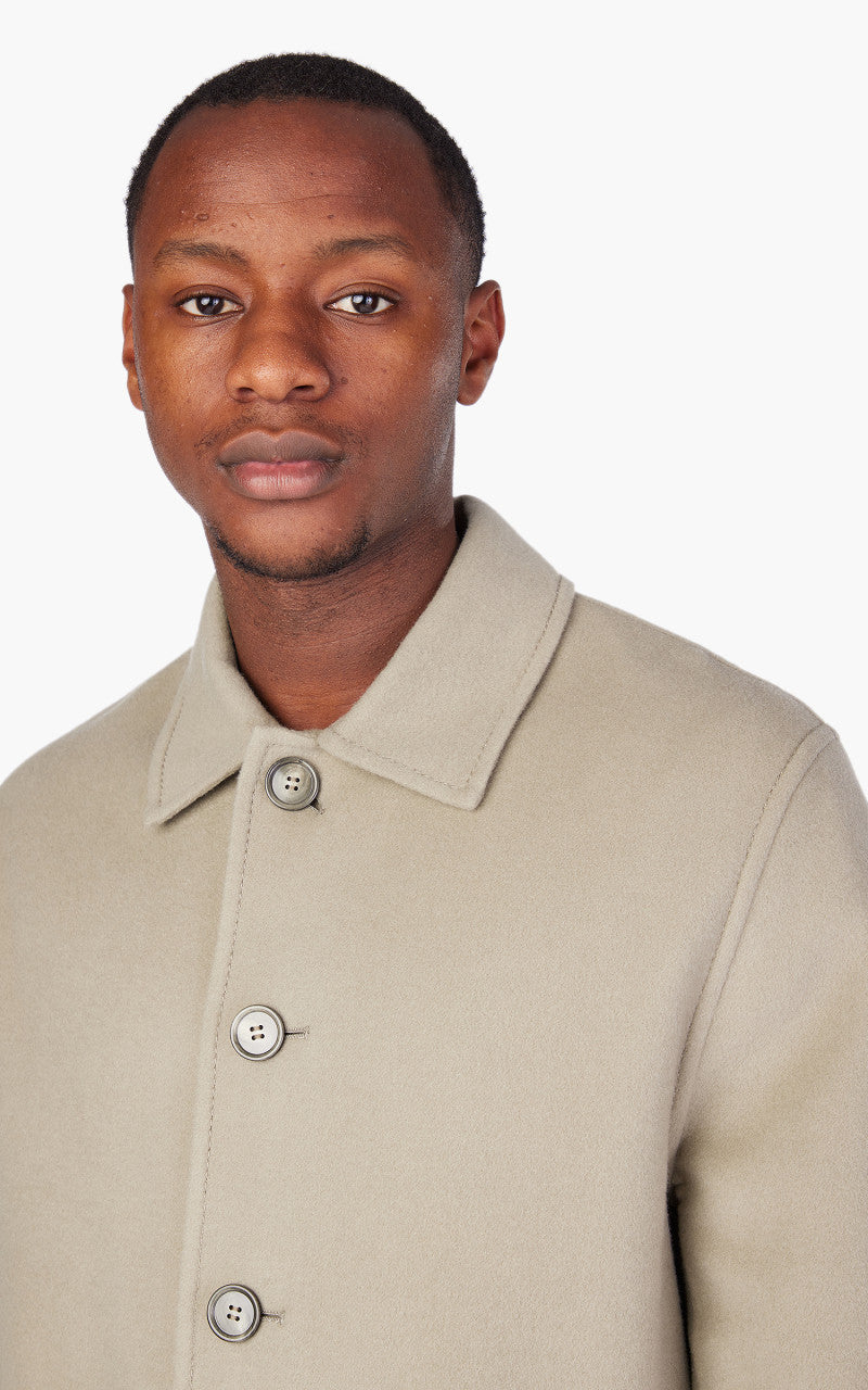 AMI Paris Double Face Short Coat Clay