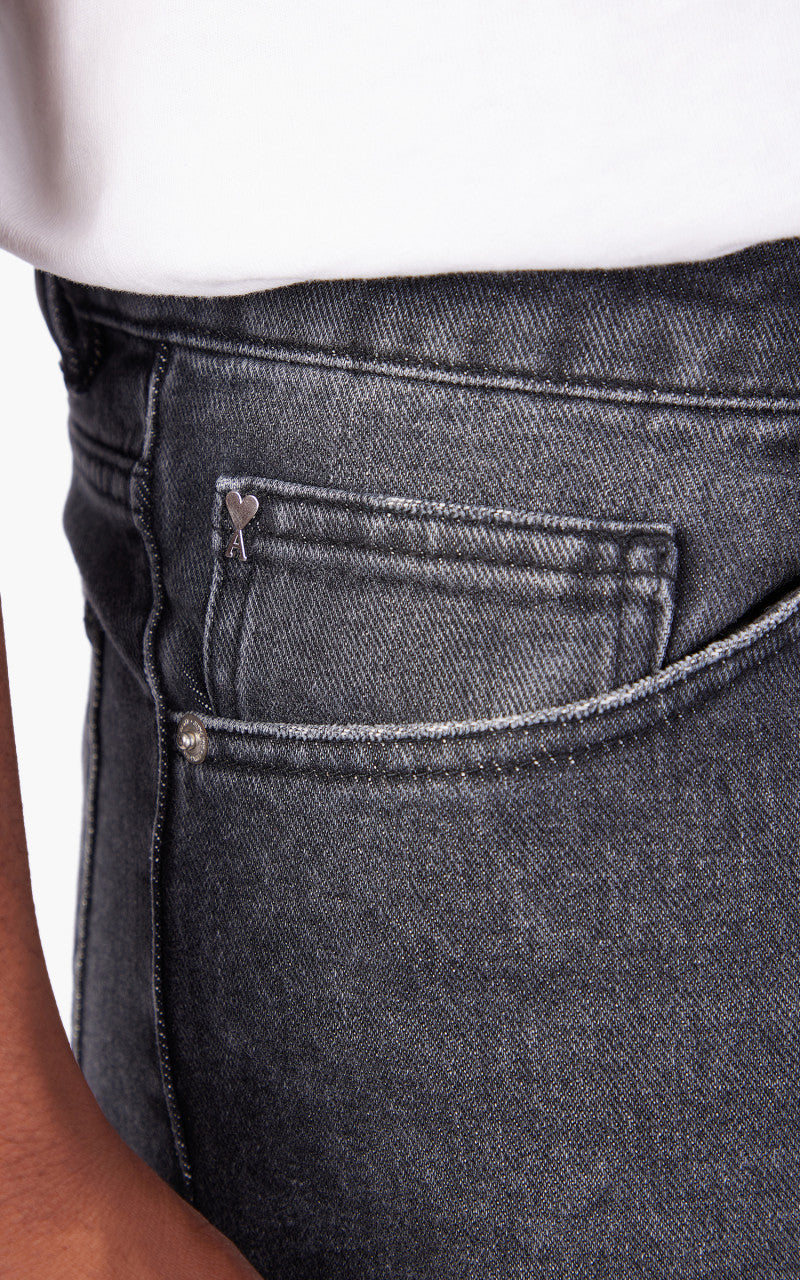 AMI Paris Classic Fit Jeans Used Black