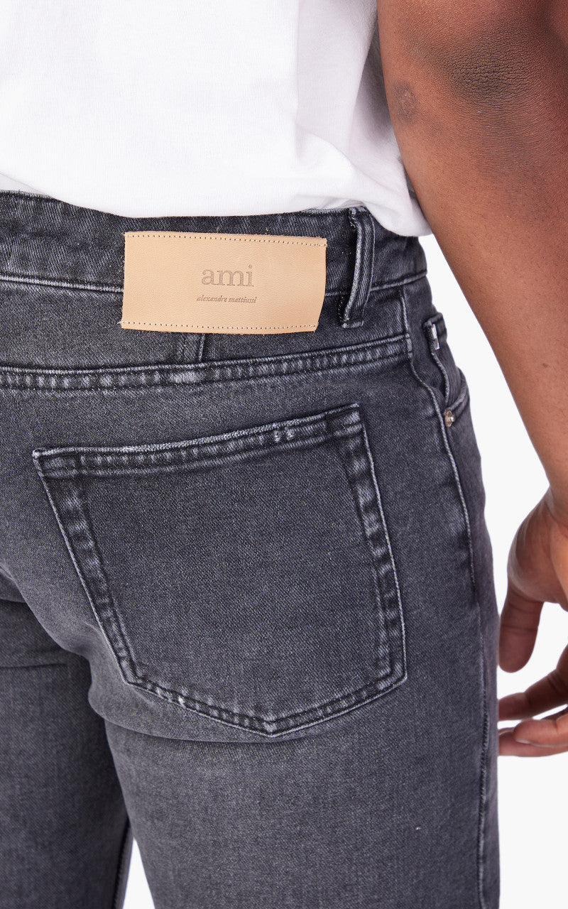 AMI Paris Classic Fit Jeans Used Black