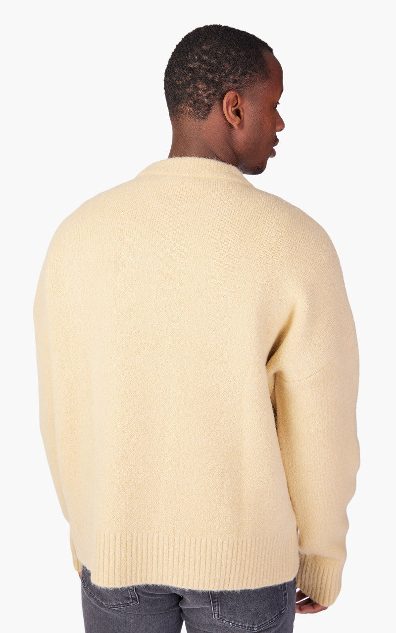 AMI Paris Off White ADC Sweater Alpaca Vanilla