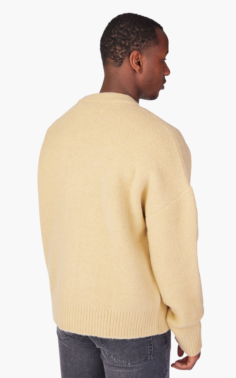 AMI Paris Off White ADC Cardigan Vanilla