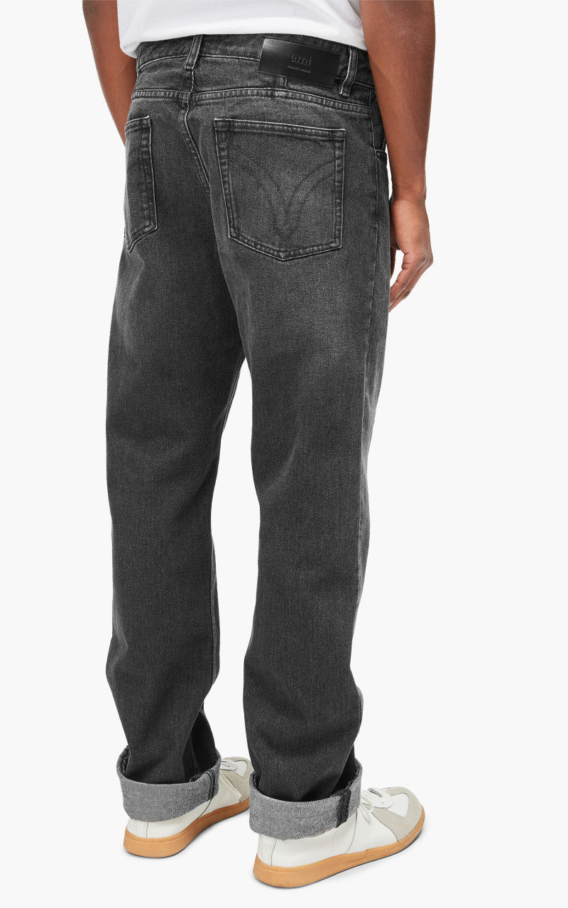 AMI Paris Classic Fit Jeans Mid-Washed Black
