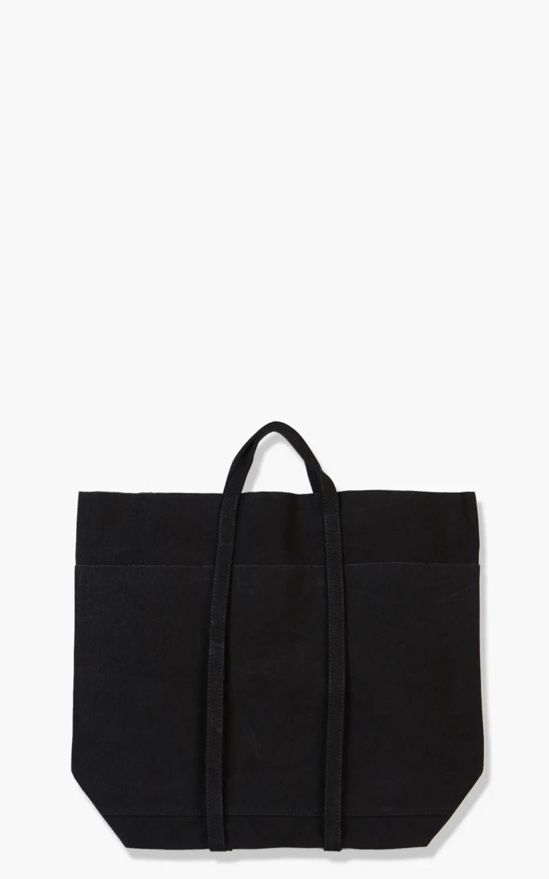 Amiacalva Washed A056 Canvas 6P Tote Bag T Black