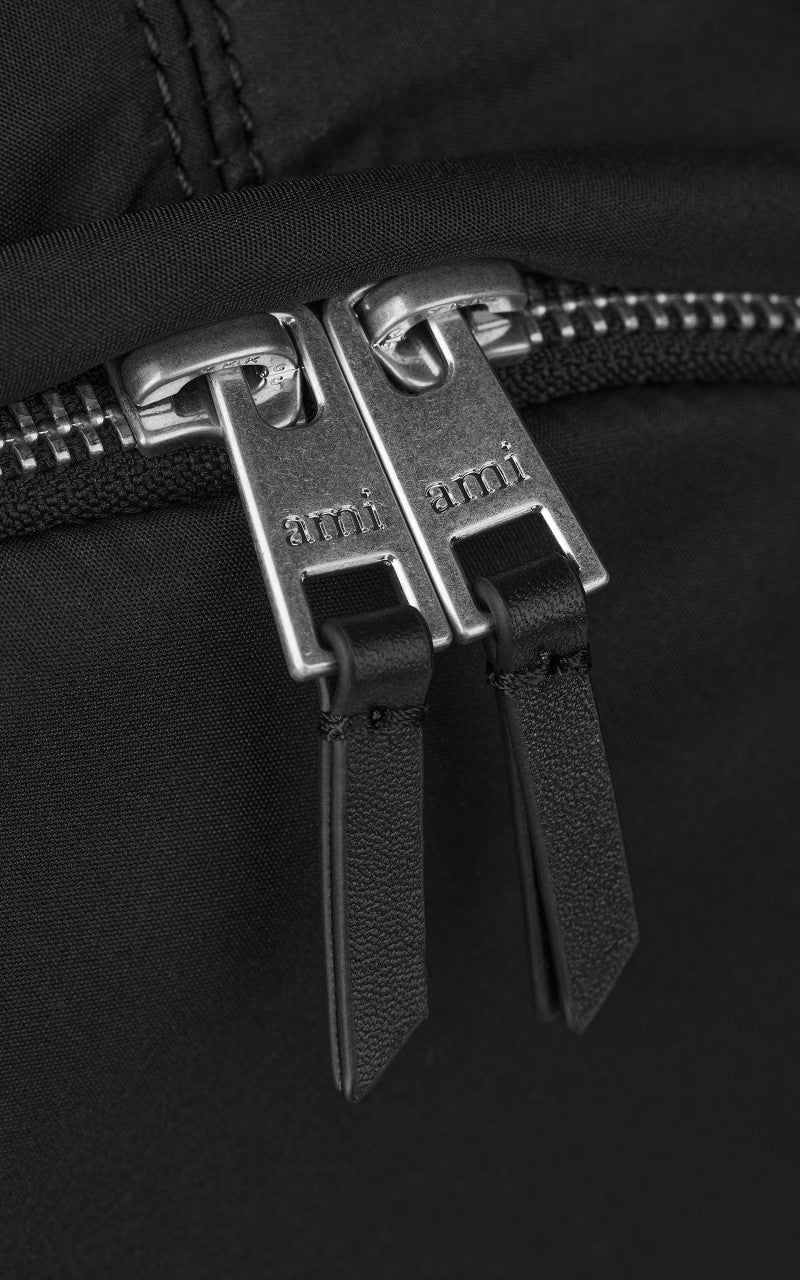 AMI Paris Ami De Coeur Backpack Black