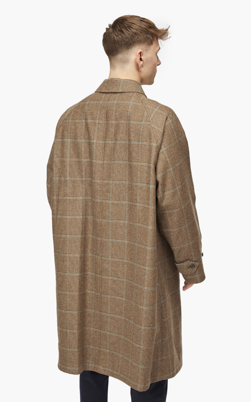 ANATOMICA SINGLE RAGLAN COAT Ⅱ BEIGE 44 Anatomica Single Raglan II Reversible Coat Beige – Clutch Cafe