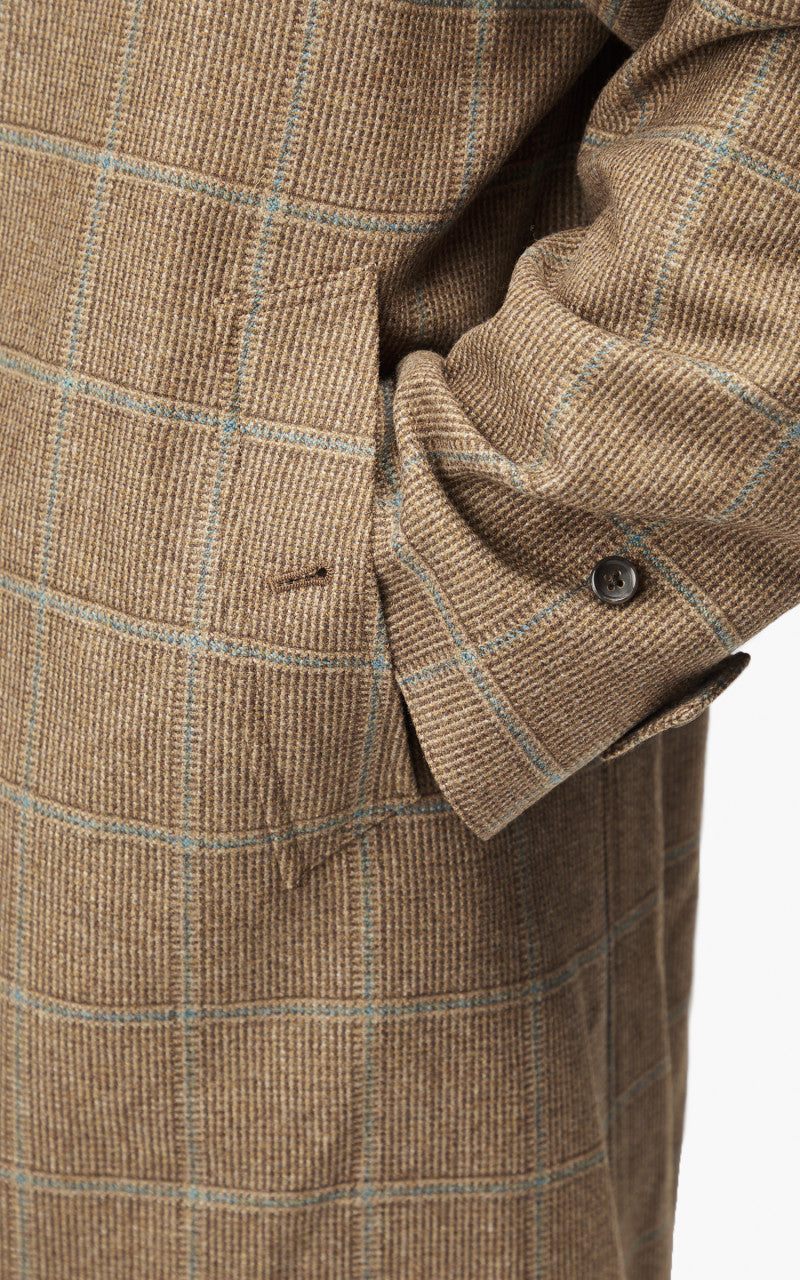 Anatomica V2 Single Raglan Coat II Reversible Beige