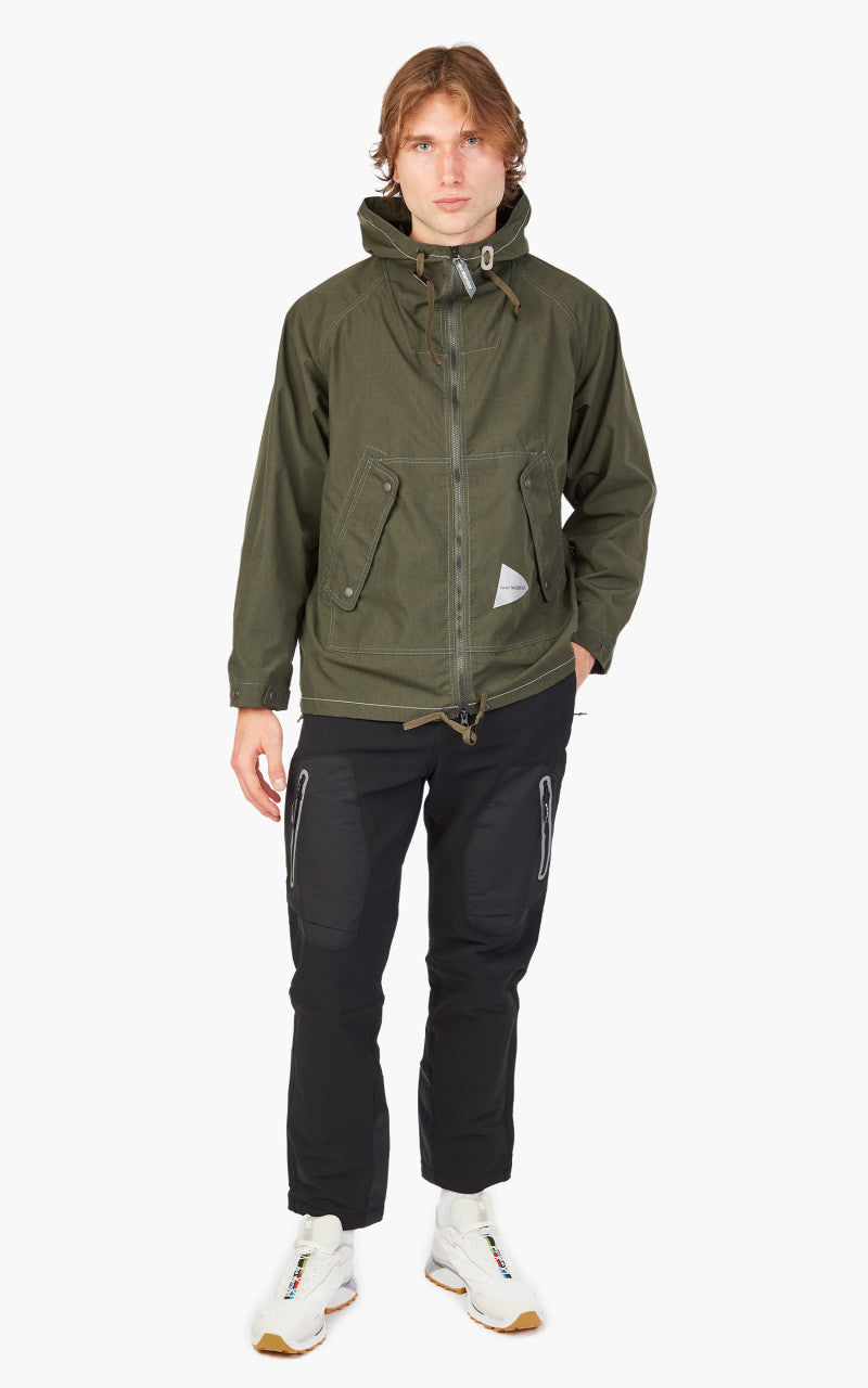 and wander Kevlar Hoodie Jacket Green