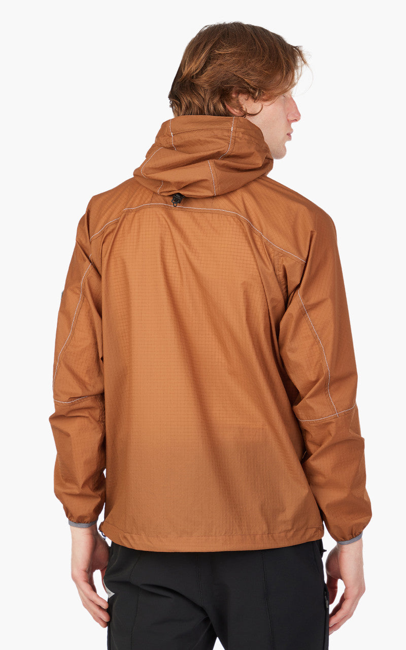 and wander / breath rip ブラウン and wander Breath Rip Hoodie Brown