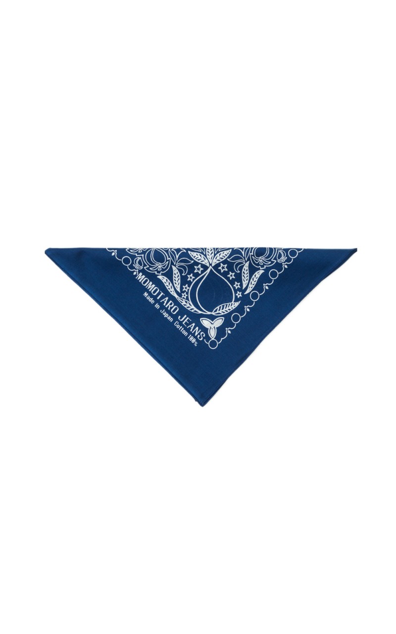 Momotaro Jeans Original Bandana Blue