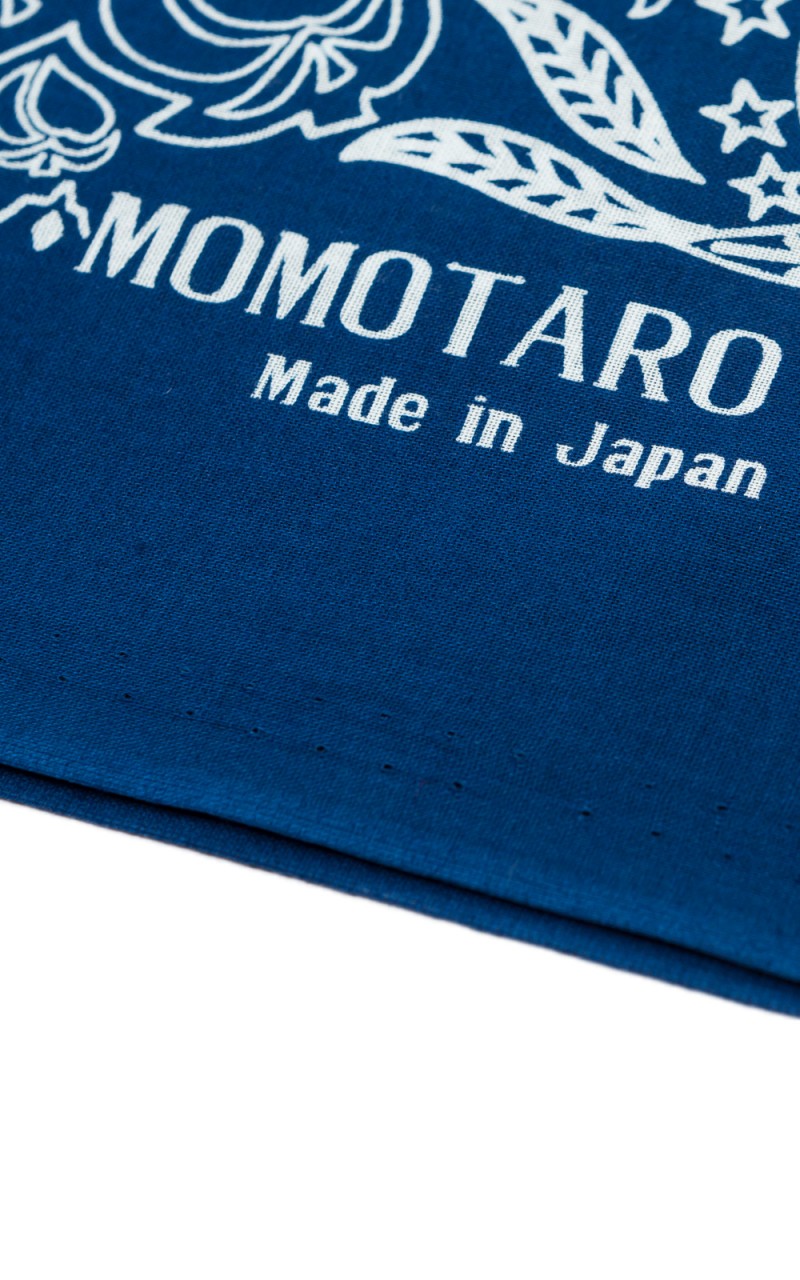 Momotaro Jeans Original Bandana Blue