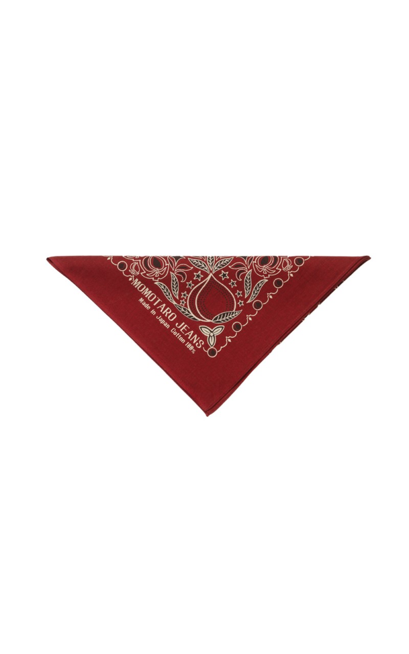 Momotaro Jeans Original Bandana Red