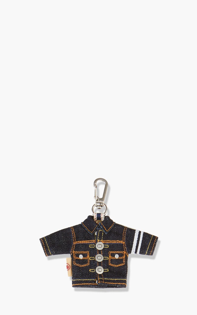 Momotaro Mini Denim Jacket Keyholder GTB